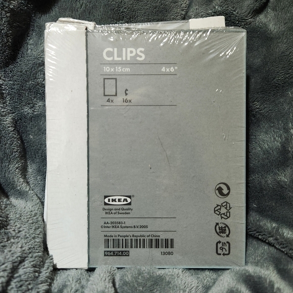 IKEA CLIPS Frameless 10X15cm 4x6"  picture frames - Picture 1 of 1